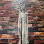 Moon Handmade Cotton Dori Dream Catcher Wall Hanging for Home and Room Decoration