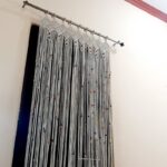 Macrame Door Curtain, Boho Beaded Curtain for Doorways - Image 3