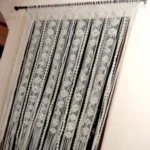 Macrame Curtain, Large Boho Window Valance - Image 3