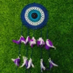 Dream Catcher Large Blue Dreamcatcher Featehrs Wall Hanging Home Decor Wall Decor Boho decor Wedding Decor Bohemian birthday gift - Image 3