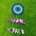 Dream Catcher Large Blue Dreamcatcher Featehrs Wall Hanging Home Decor Wall Decor Boho decor Wedding Decor Bohemian birthday gift - Image 2