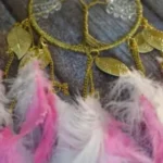 Handmade Indian Stone Chips Dreamcatcher, Scandinavian Decor, Wall Hanging Car Home Decor, Wind Chimes Modern Art, Handcrafted Crystal Gifts - Image 2